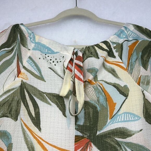 A NEW DAY Floral Boho Peasant Blouse Sz XS - Picture 5 of 7